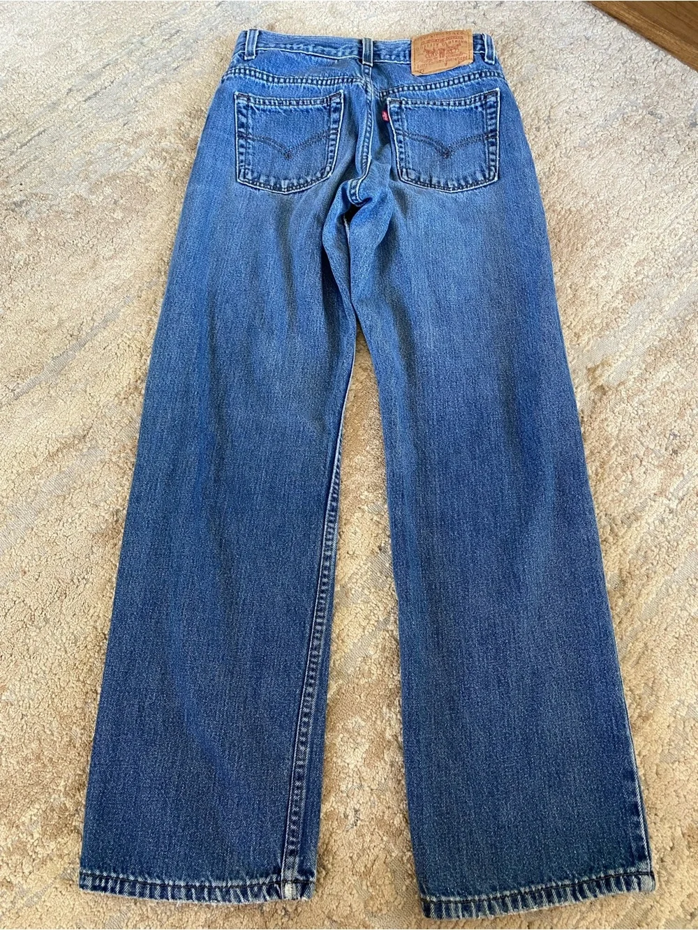Levi’s 577 Lower Rise Loose Fit Vintage Classic Straight-Leg Jeans Medium Wash:4